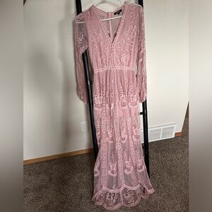 Long Lace Dress